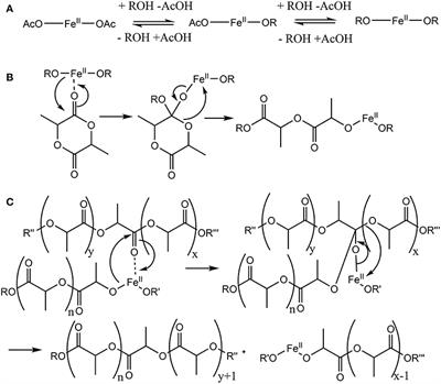 Amides as Non-polymerizable Catalytic Adjuncts Enable the Ring-Opening Polymerization of Lactide With Ferrous Acetate Under Mild Conditions